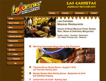 Tablet Screenshot of lascarretas.com